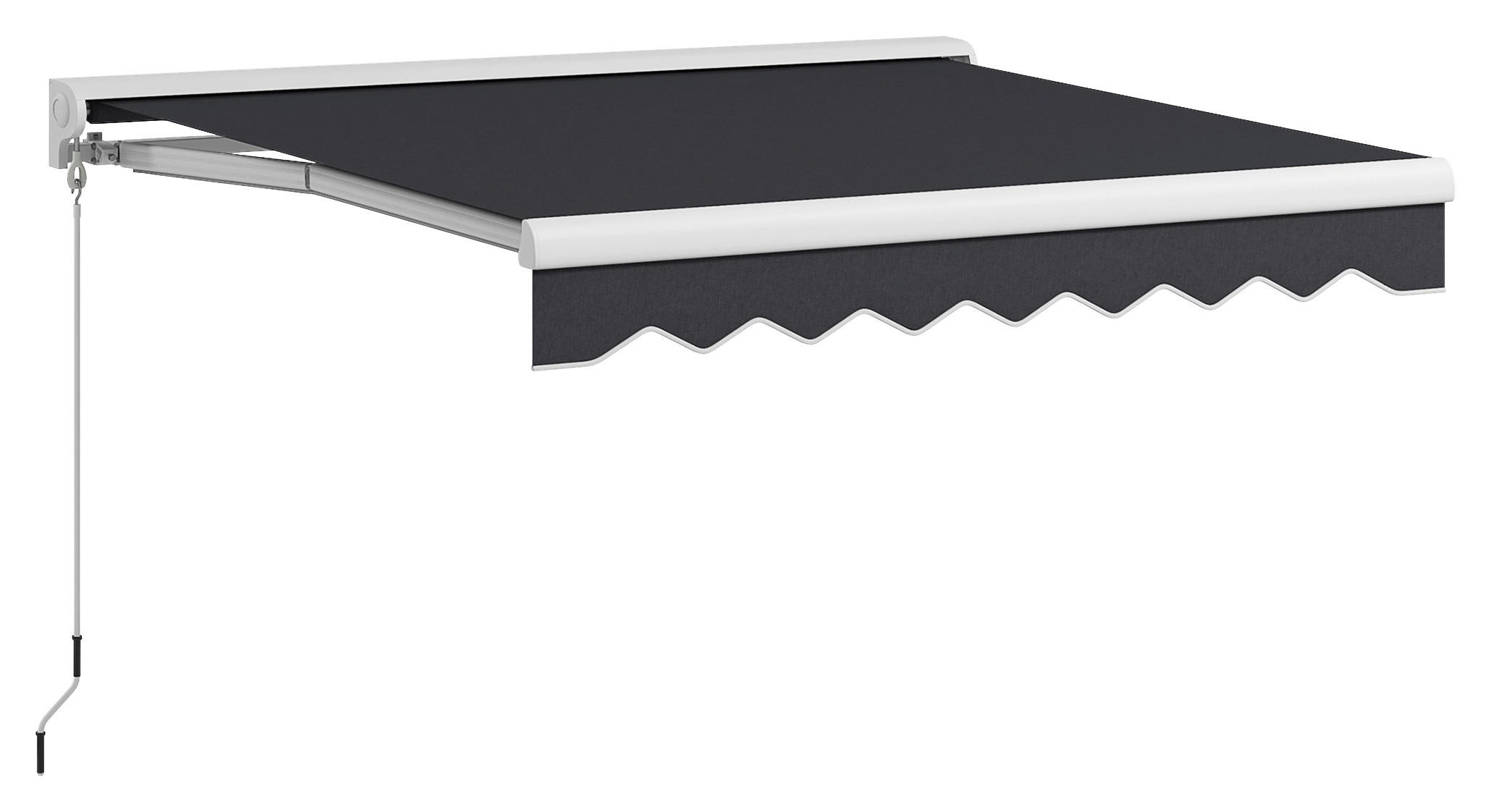 Markise grau B/H/L: ca. 250x200x150 cm Markise - grau (150,00/250,00/200,00cm) - Outsunny