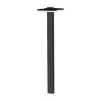LED-Außensockelleuchte NV2057997 mattschwarz B/H/T: ca. 21x80x4 cm Clair - mattschwarz (21,00/80,00/4,00cm) - Näve Leuchten