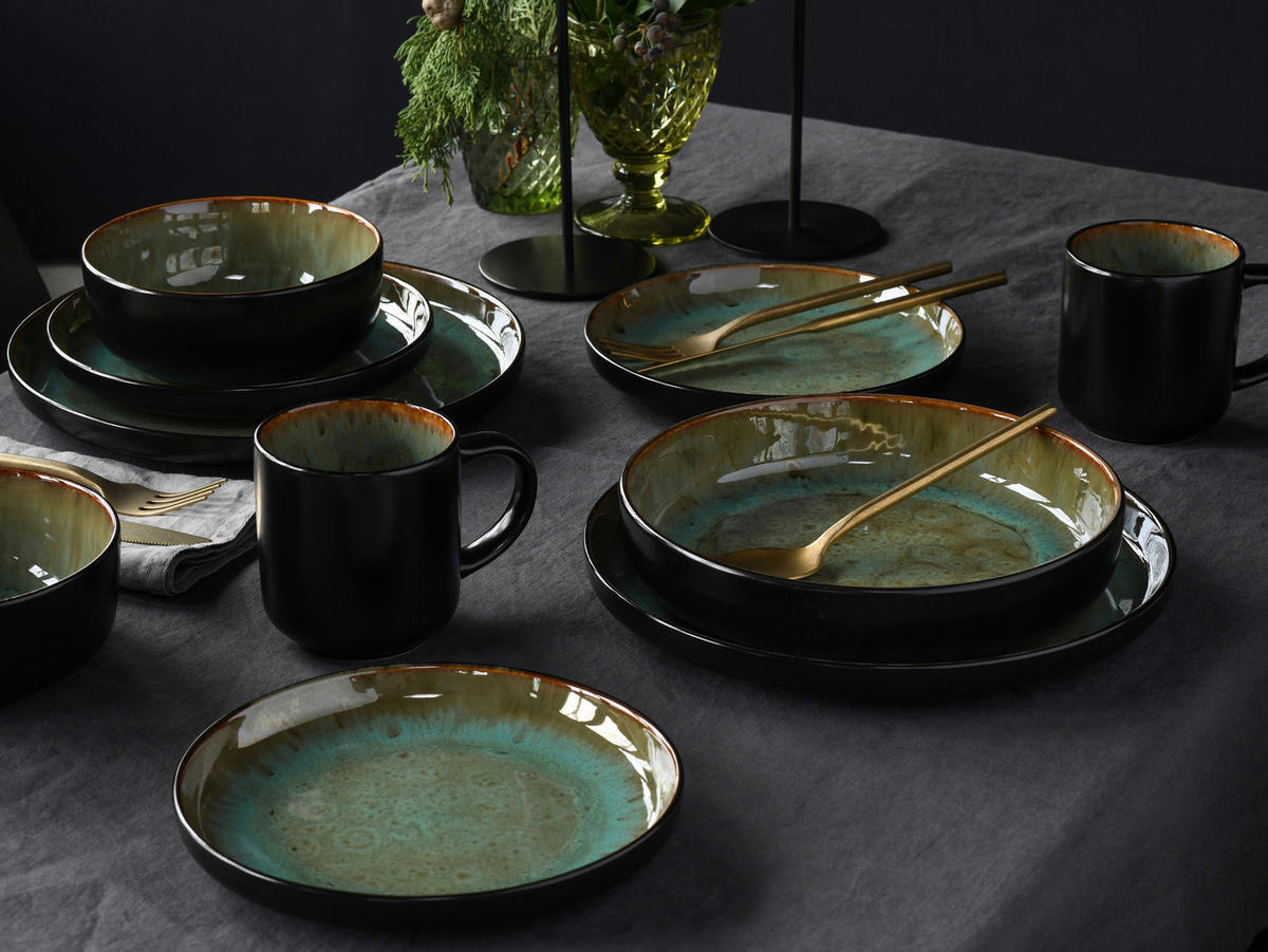 CreaTable Kombiservice Nordic Fjord Nordic Fjord - grün - CreaTable