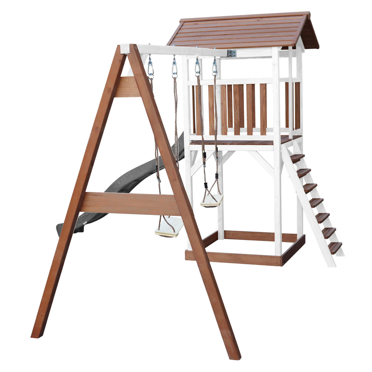 AXI Spielturm Beach Tower braun B/H/L: ca. 357x242x349 cm Beach Tower - braun/weiß (349,00/357,00/242,00cm) - AXI
