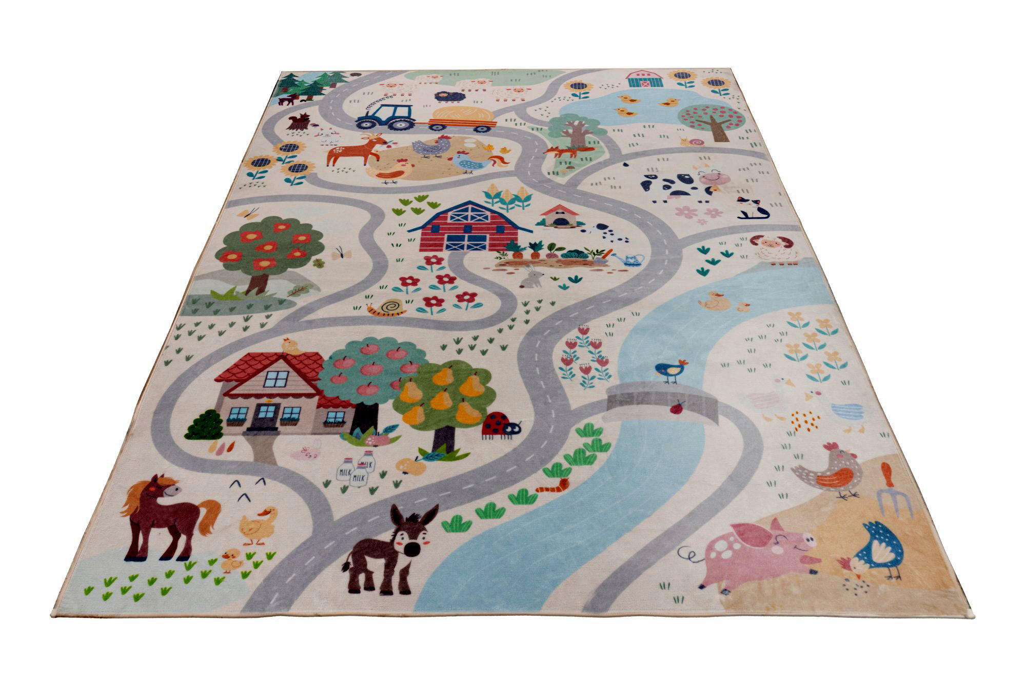 Obsession Teppich Magic Kids ML mehrfarbig B/H/L: ca. 115x11,5x160 cm Magic Kids ML - mehrfarbig (160,00/115,00/11,50cm) - Obsession