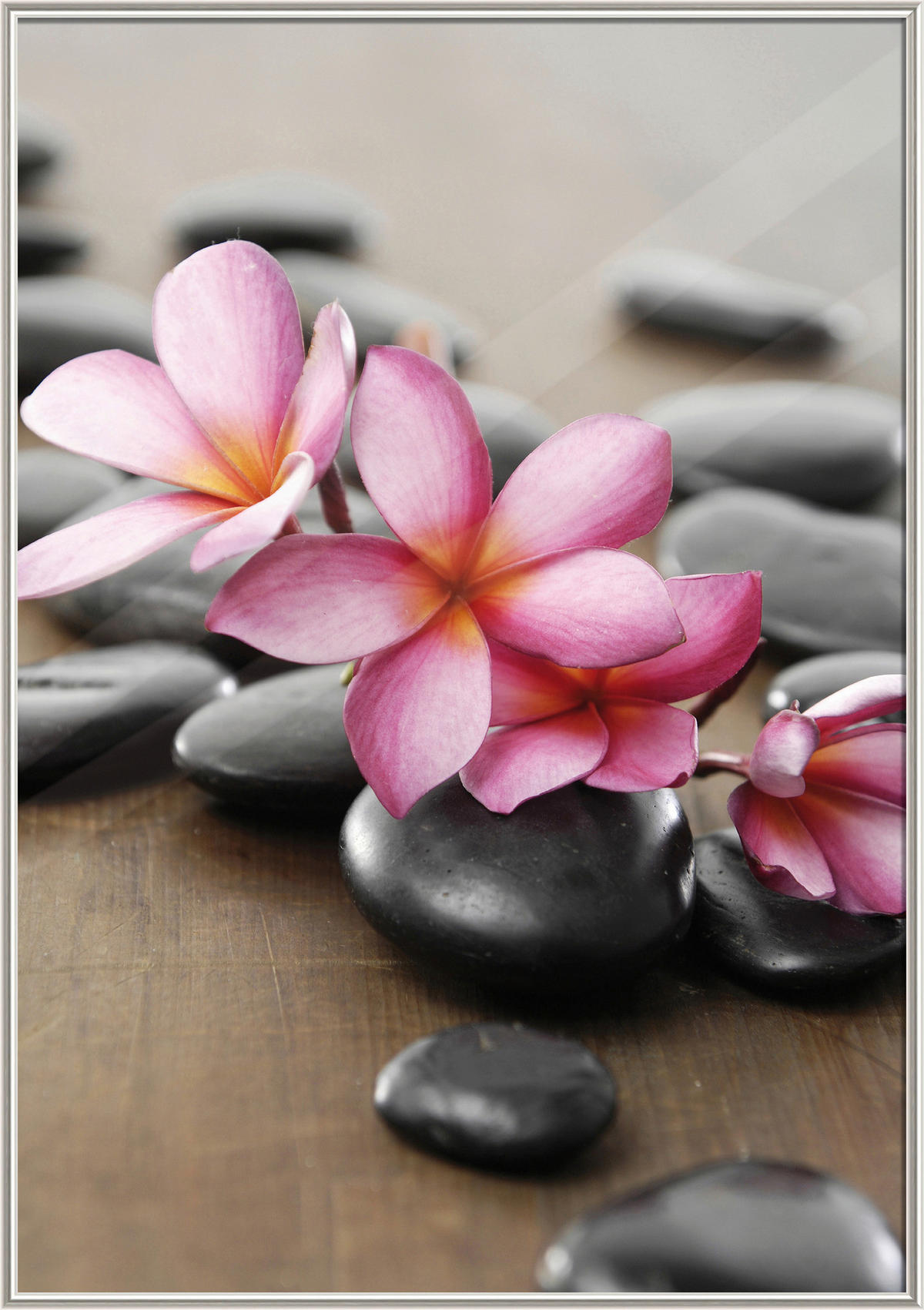 The Wall Bilderrahmen silber Kunststoff B/L: ca. 70x100 cm Fotorahmen 70x100cm - silber (70,00/100,00cm) - The Wall