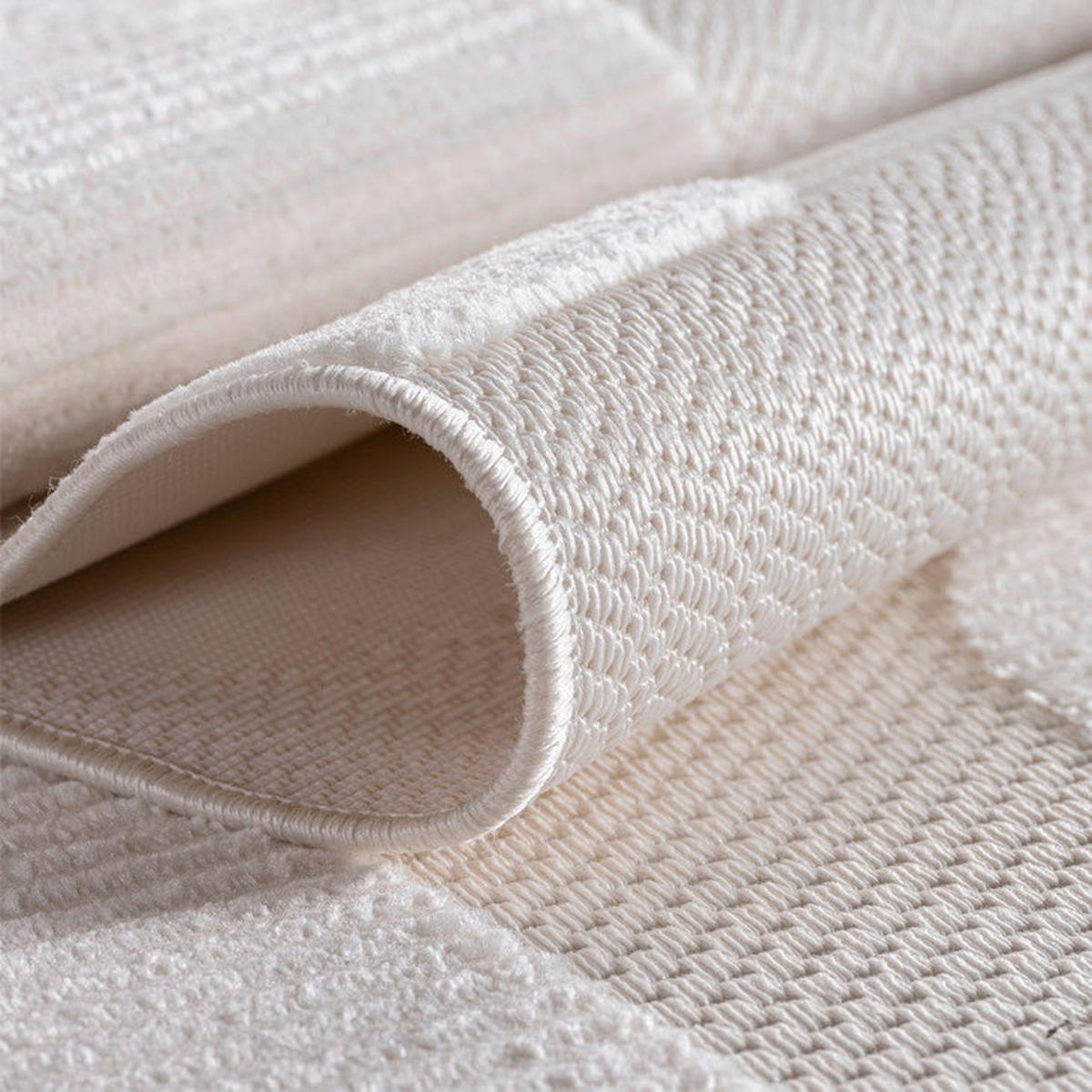 Ayyildiz Kurzflorteppich DOHA creme B/L: ca. 280x370 cm DOHA - creme (280,00/370,00cm) - Ayyildiz