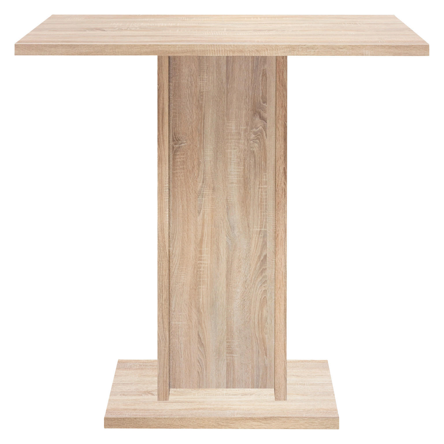 Esstisch Christina Eiche Sonoma Nachbildung B/H/T/S: ca. 80x75x80x2,2 cm Christina - Eiche (80,00/75,00/80,00cm)