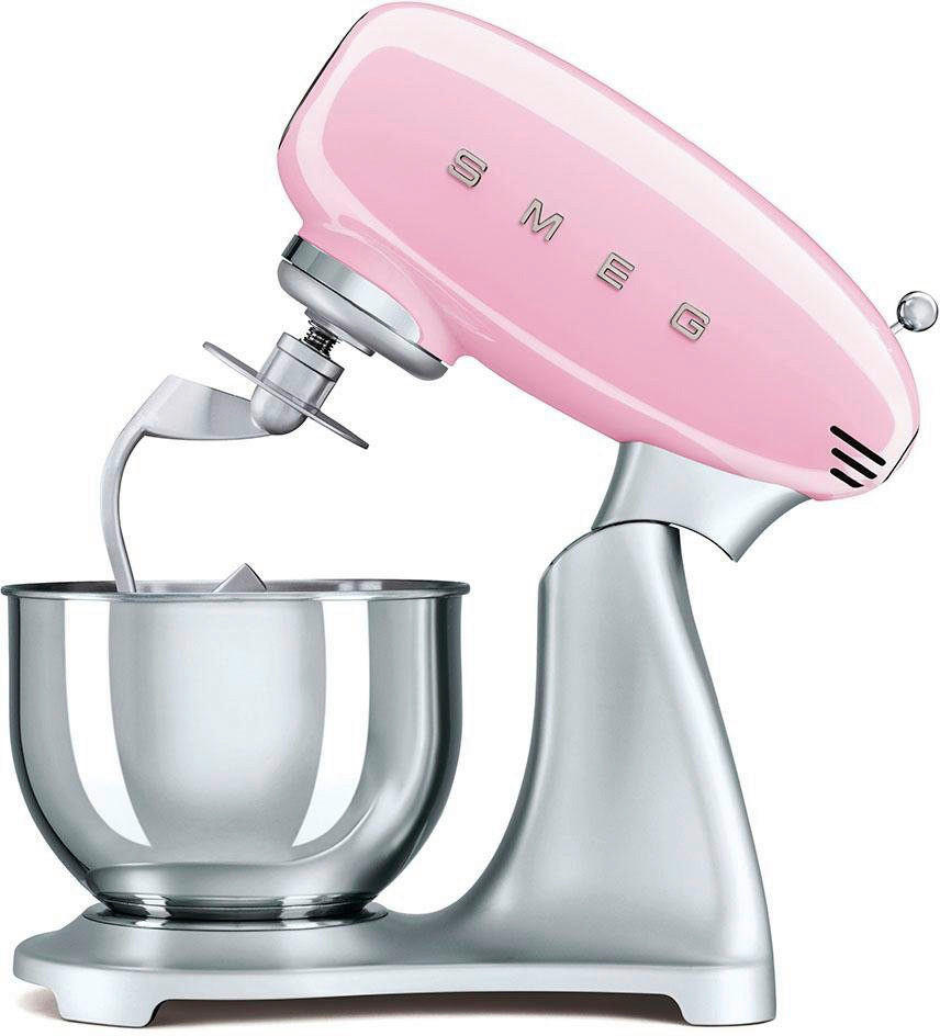 SMEG Küchenmaschine pink Aluminium Edelstahl B/H/L: ca. 24x45x41 cm Multifunktionsküchenmaschine - pink (41,00/24,00/45,00cm) - SMEG