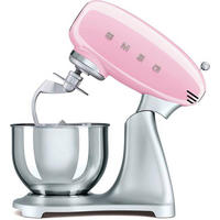 SMEG Küchenmaschine pink Aluminium Edelstahl B/H/L: ca. 24x45x41 cm Multifunktionsküchenmaschine - pink (41,00/24,00/45,00cm) - SMEG