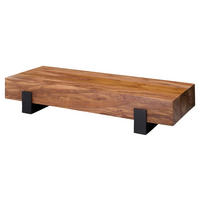 Couchtisch braun B/H/T: ca. 115x22x44 cm Couchtisch - braun (115,00/22,00/44,00cm) - Wohnling