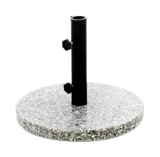 VCM Schirmständer grau Granit D: ca. 40 cm Sonnenschirmständer_10kg - grau (40,00cm) - VCM