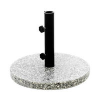 VCM Schirmständer grau Granit D: ca. 40 cm Sonnenschirmständer_10kg - grau (40,00cm) - VCM