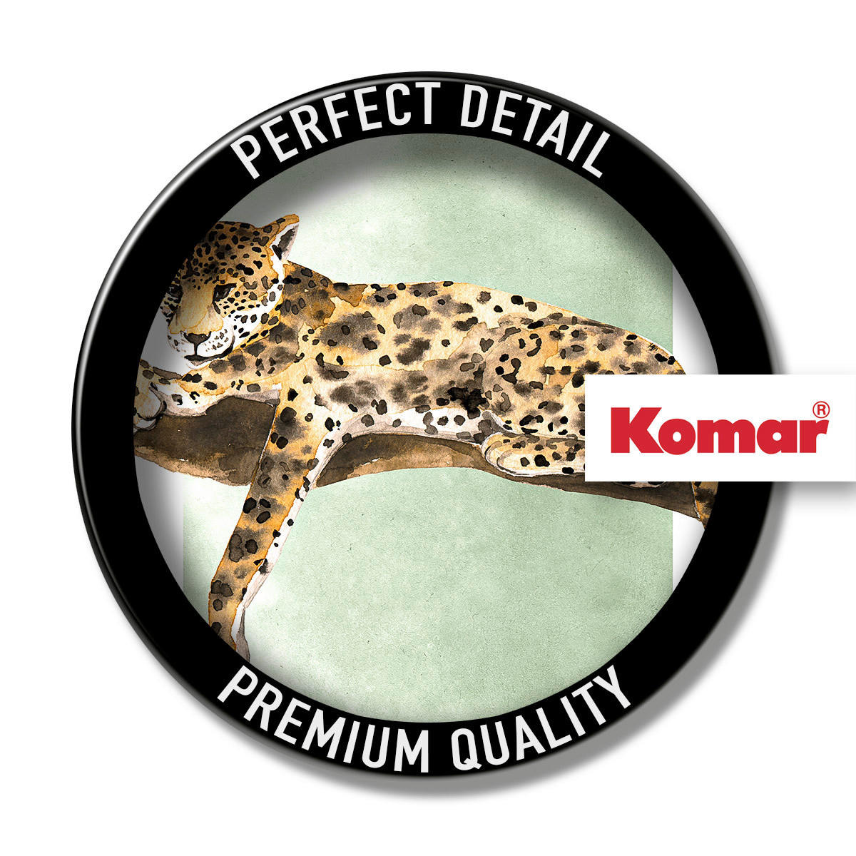 Komar Poster Lazy Leopard Leopard B/L: ca. 30x40 cm Lazy Leopard - (30,00/40,00cm) - Komar