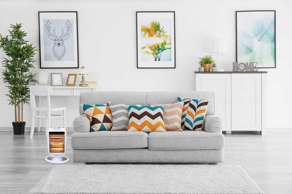 Heizlüfter weiß B/H/T: ca. 27,5x48x12,5 cm ca. 1200 W Heizlüfter_Halogen - weiß (27,50/48,00/12,50cm)