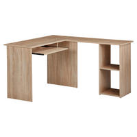 Schreibtischkombination Eiche Sonoma Nachbildung B/H/T: ca. 140x75,5x120 cm Schreibtischkombination - Eiche (140,00/75,50/120,00cm) - Wohnling