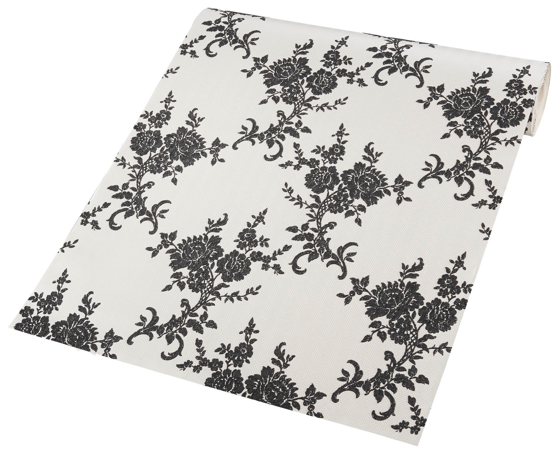 Vinyltapete Blumenranke weiß B/L: ca. 53x1005 cm Vinyltapete_1102-20 - weiß (53,00/1005,00cm)