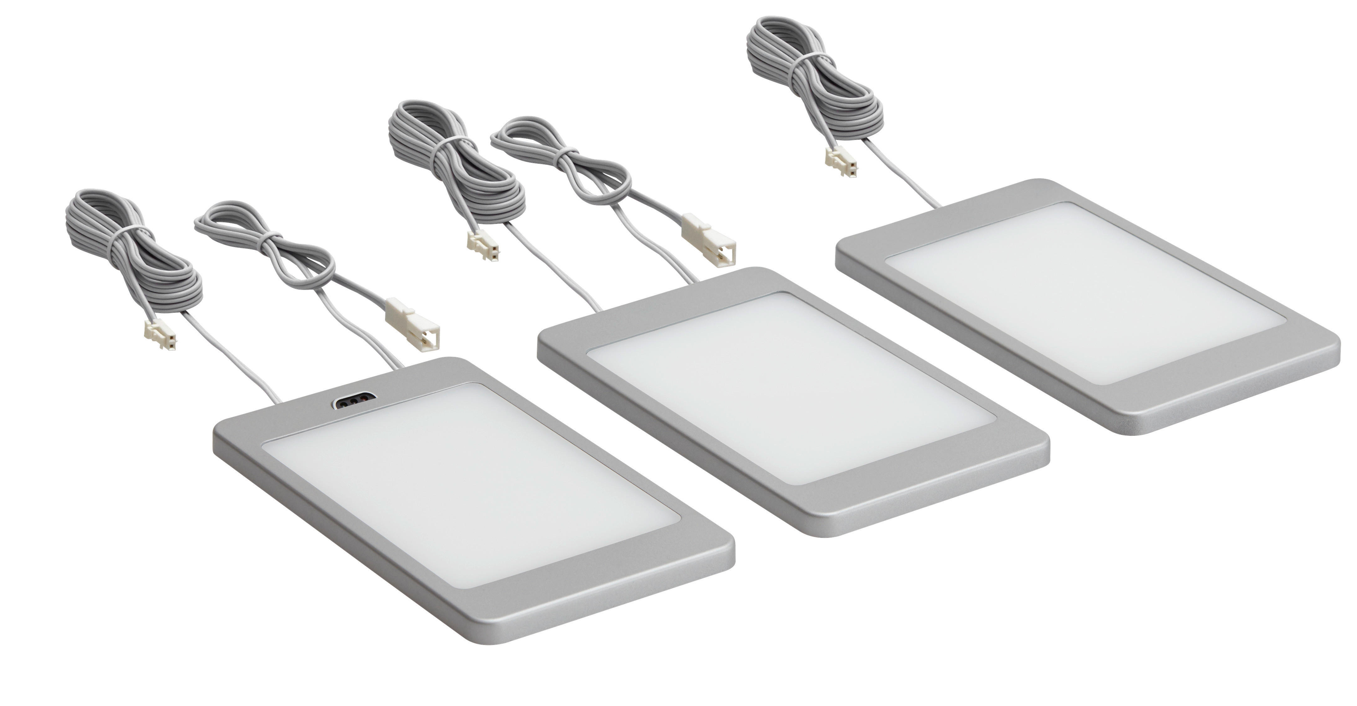HÖLSCHER LED-Leuchten Panel Metall B/H/T: ca. 19,5x1,25x11,2 cm Panel - weiß (19,50/1,25/11,20cm) - HÖLSCHER