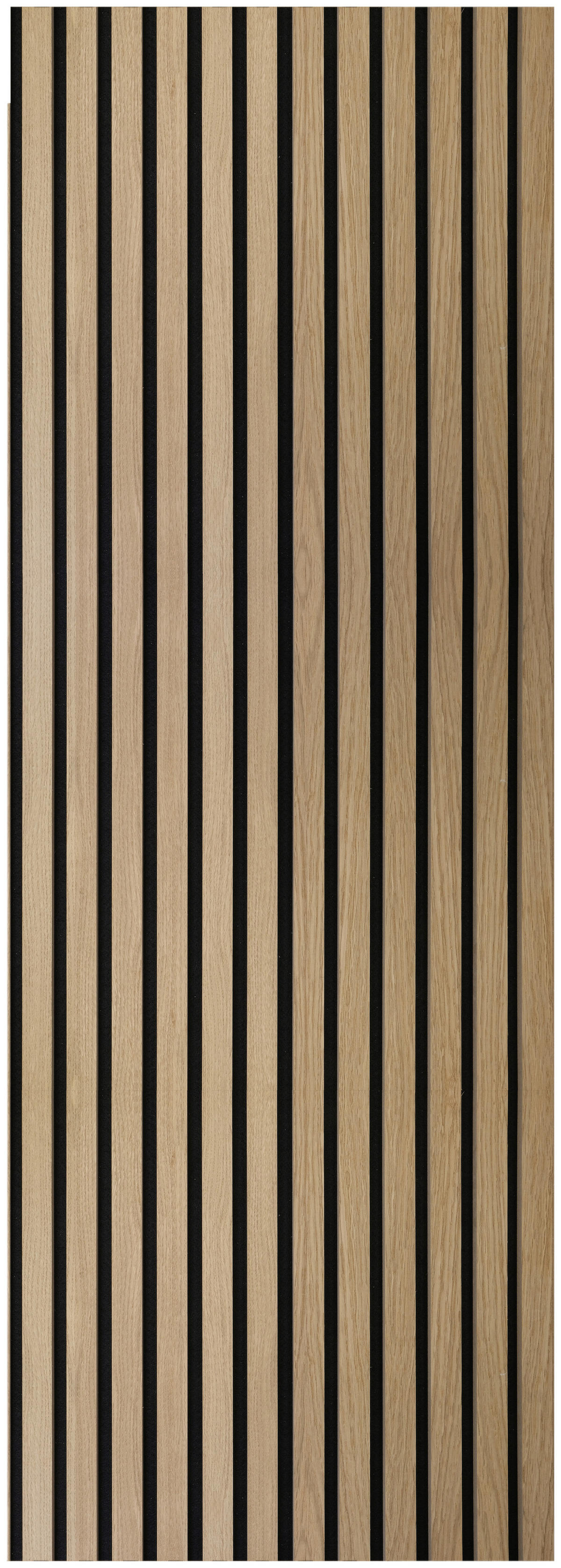 Akustikpaneel Eiche natur B/H/L: ca. 56,1x240x1,9 cm Akustikplatte 240x56 Eiche furniert - Eiche natur (1,90/56,10/240,00cm)