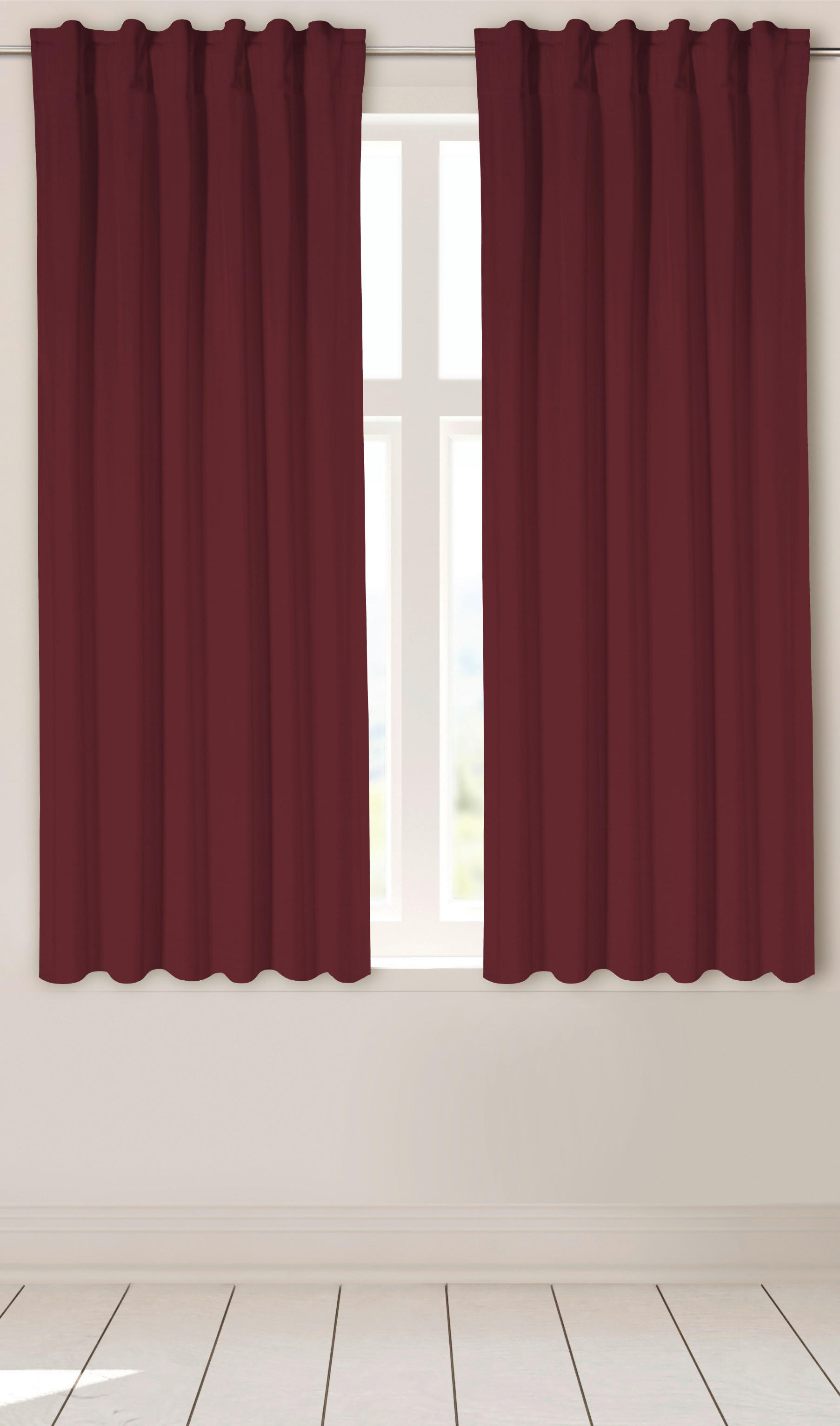 Thermovorhang Kiruna weinrot B/L: ca. 140x175 cm Kiruna - weinrot (140,00/175,00cm)