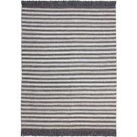 Kayoom Kurzflorteppich Natura 310 anthrazit B/L: ca. 80x150 cm Natura 310 - creme/anthrazit (80,00/150,00cm) - Kayoom