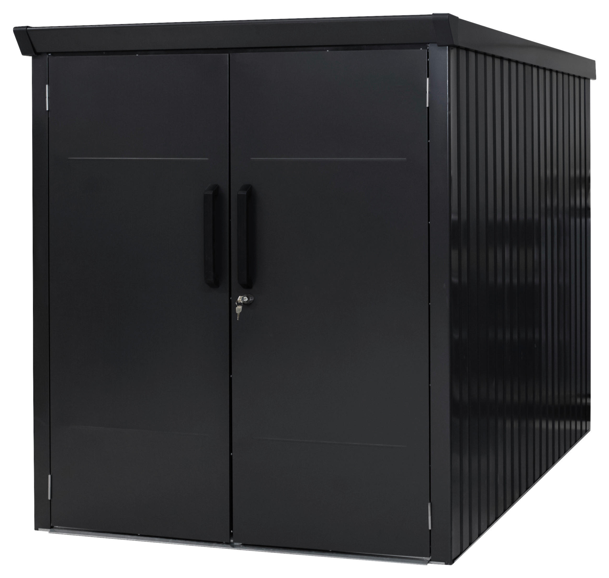 Westmann Fahrradgarage Velos schwarz B/H/L: ca. 133x151x222 cm Velos - schwarz (222,00/133,00/151,00cm) - Westmann