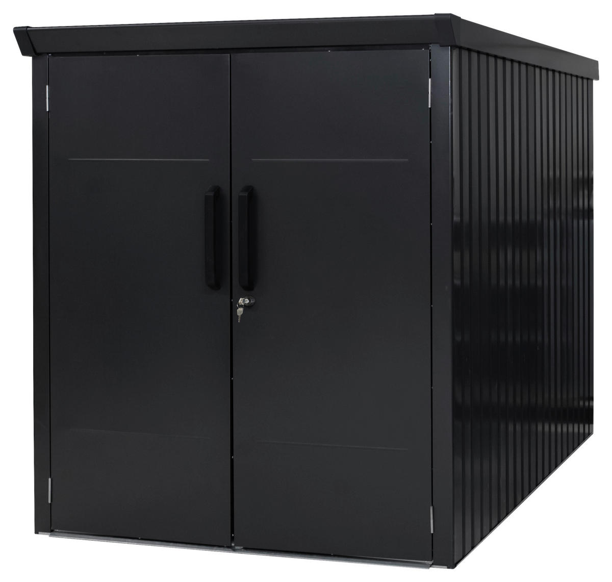 Westmann Fahrradgarage Velos schwarz B/H/L: ca. 133x151x222 cm Velos - schwarz (222,00/133,00/151,00cm) - Westmann
