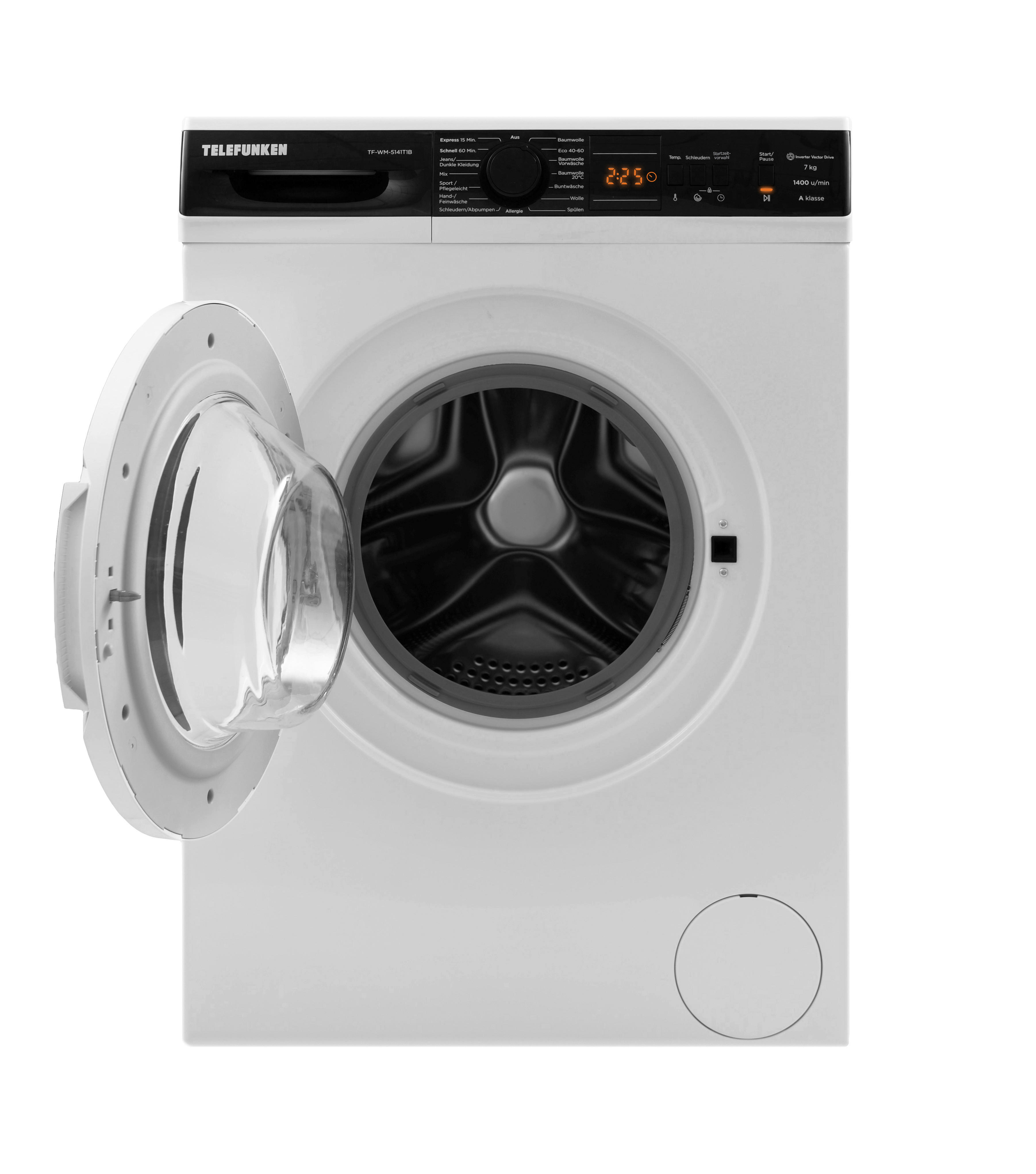 Telefunken Waschvollautomat TF-WM-5441T1B Waschvollautomat TF-WM-5441T1B - weiß (59,70/84,50/49,70cm) - TELEFUNKEN