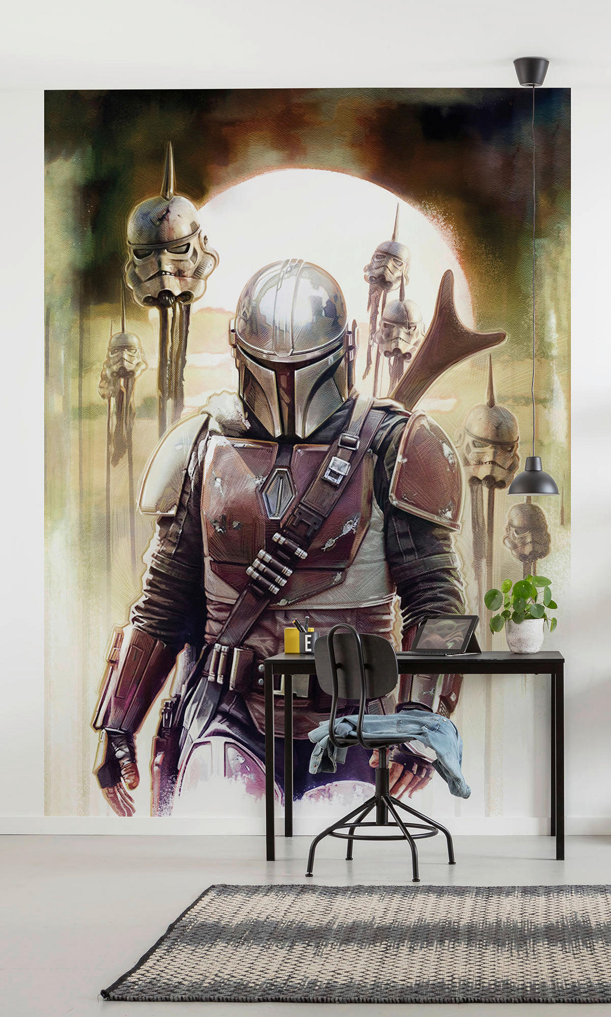 Komar Fototapete Star Wars Mandalorian Big Impaler B/H: ca. 200x280 cm Star Wars Mandalorian Big Impaler - (200,00/280,00cm) - Komar
