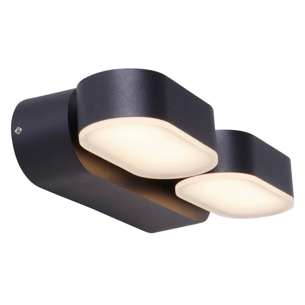 Außenwandleuchte 1061622 schwarz B/H/L: ca. 10x5,4x23 cm LED Außenwandleuchte "Motus" - schwarz (23,00/10,00/5,40cm) - Näve Leuchten