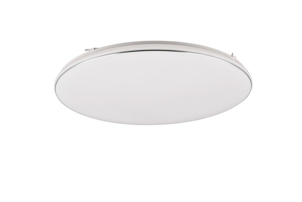 Reality LED-Deckenleuchte weiß Chrom Metall Kunststoff H/D: ca. 5x53 cm LED-Deckenleuchte_Bianca - weiß/Chrom (53,00/5,00cm) - Reality