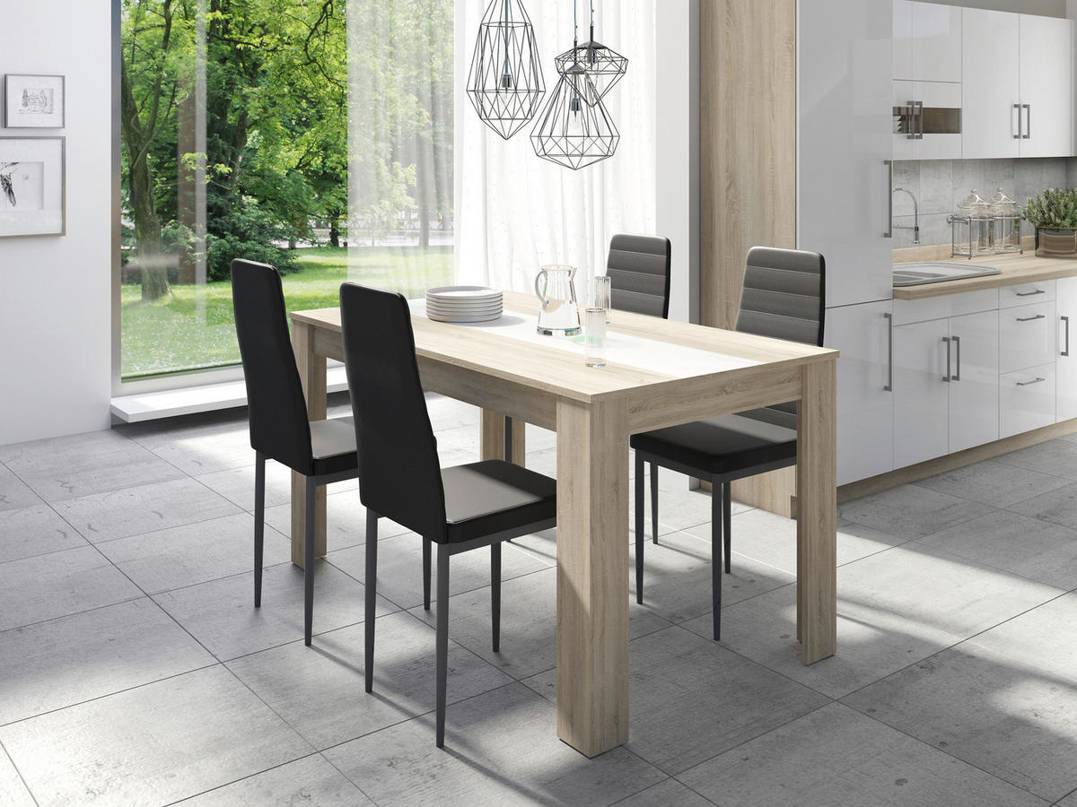 Tisch NORI Eiche Nachbildung B/H/T: ca. 160x75x90 cm NORI - Eiche (160,00/75,00/90,00cm) - byLIVING