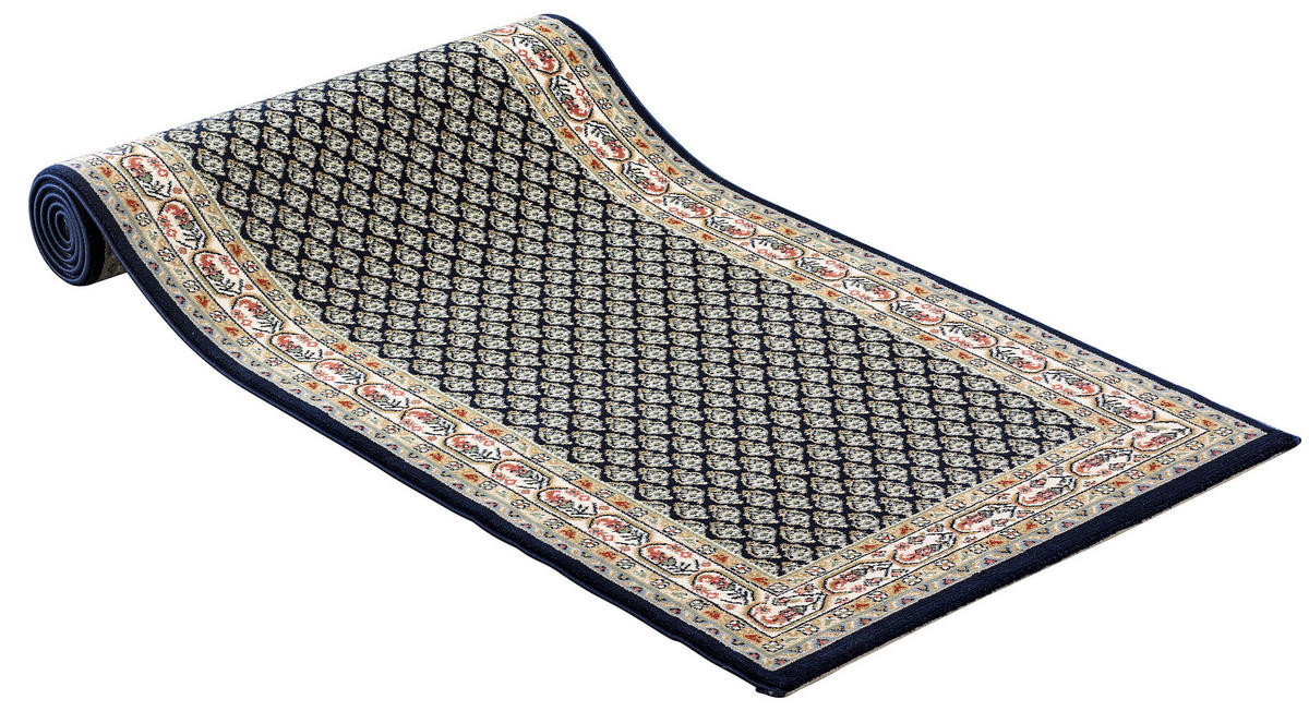 Webteppich Kashmar blau B/L: ca. 80x250 cm Kashmar - blau (80,00/250,00cm)