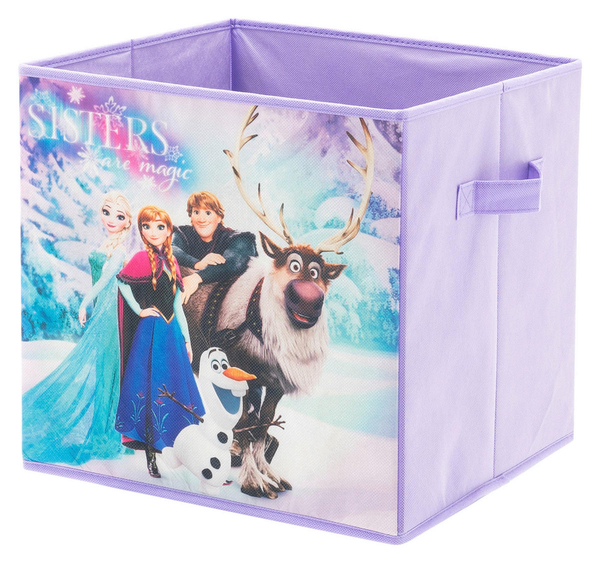 Stoffbox Frozen lila B/H/T: ca. 32x32x32 cm Frozen - lila (32,00/32,00/32,00cm) - Disney