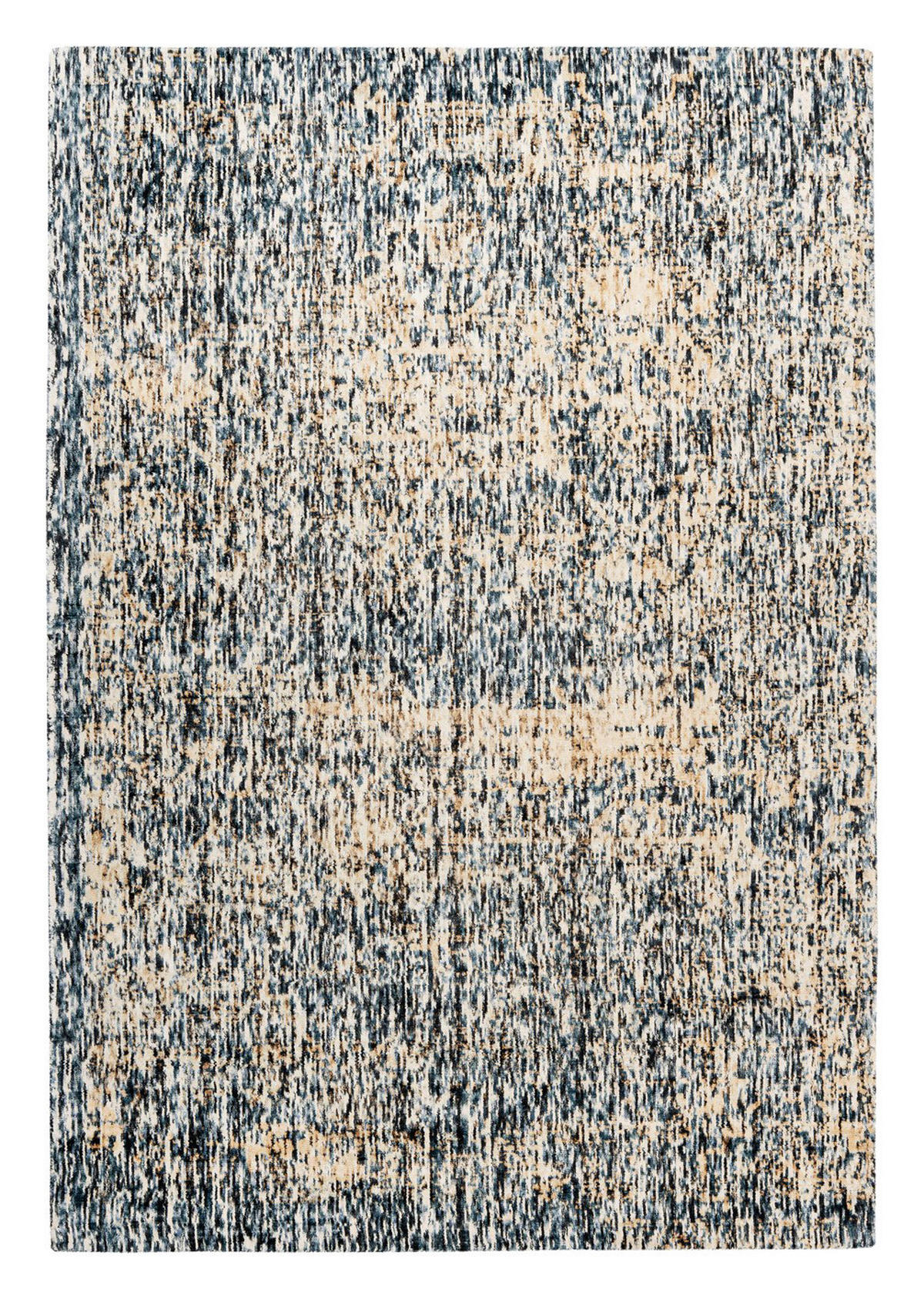 Padiro Kurzflorteppich Puerto 125 beige B/H/L: ca. 120x0,8x170 cm Puerto 125 - beige/blau (170,00/120,00/0,80cm) - Padiro