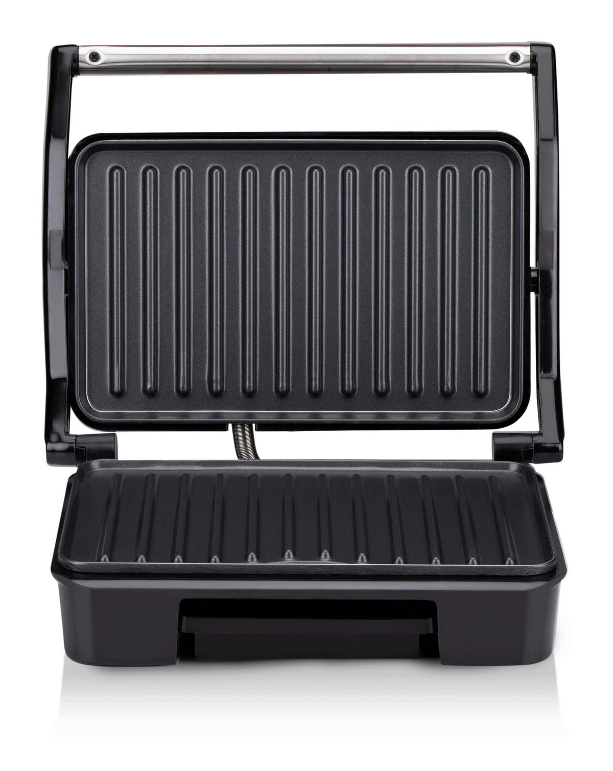 alpina Kontaktgrill silber Aluminium B/H/L: ca. 24x9,5x27,5 cm Kontaktgrill - silber (27,50/24,00/9,50cm) - alpina