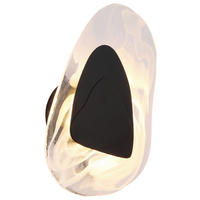 GLOBO LED-Wandleuchte DORSEY 78411S klar schwarz Metall B/H: ca. 20,3x31,5 cm 1 Brennstellen DORSEY - klar/schwarz (20,30/31,50cm) - GLOBO