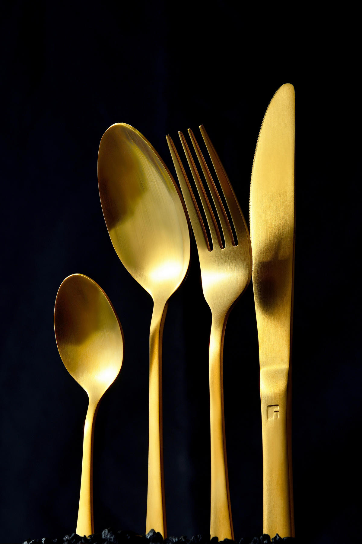BERGNER Besteckset Munich gold matt gold Edelstahl 24 tlg. Munich gold matt - gold - BERGNER