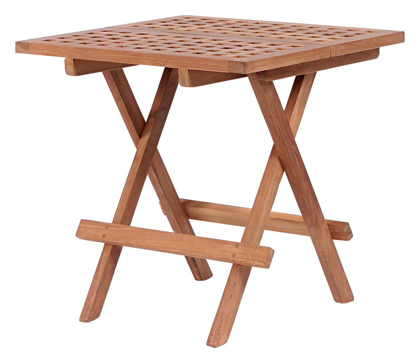 deVries Beistelltisch Woodie natur Teakholz B/H/T: ca. 50x50x50 cm Woodie - natur (50,00/50,00/50,00cm) - deVries