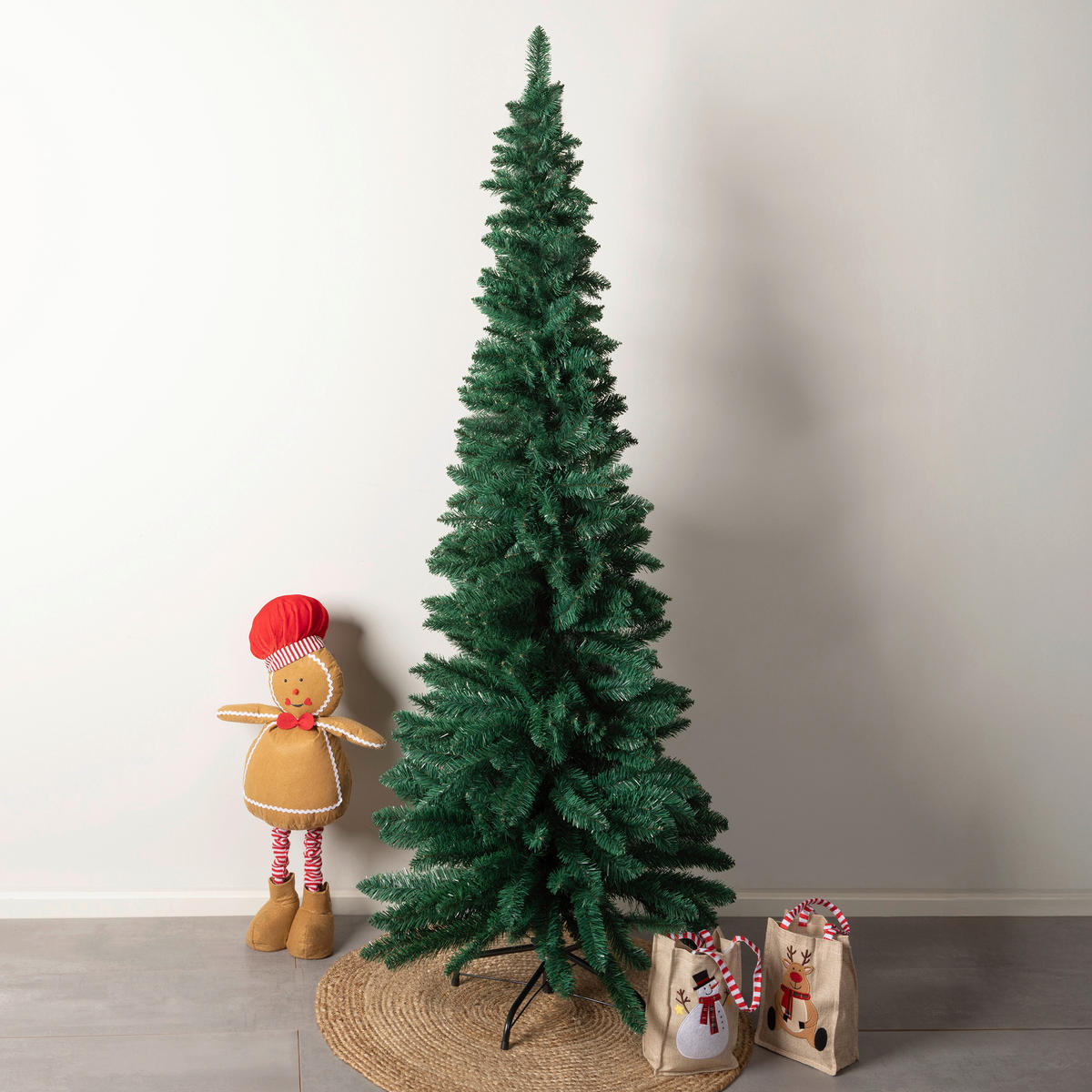 Weihnachtsbaum grün PVC H/D: ca. 180x65 cm Weihnachtsbaum_schmal 180cm - grün (65,00/180,00cm)