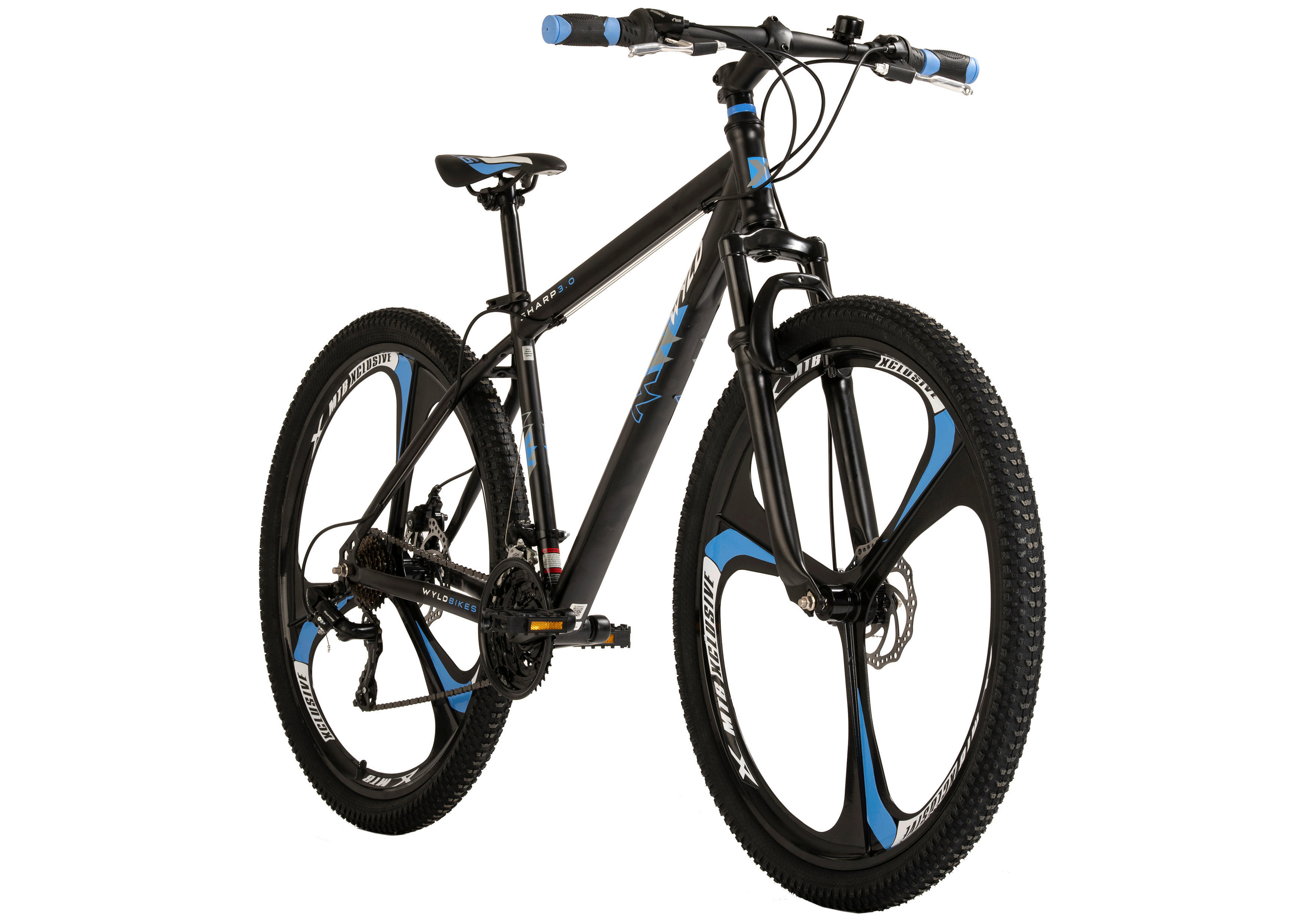 WYLD Mountain-Bike Sharp SHARP 3.0 29 Zoll Rahmenhöhe 46 cm 21 Gänge schwarz schwarz ca. 29 Zoll Sharp - schwarz - WYLD