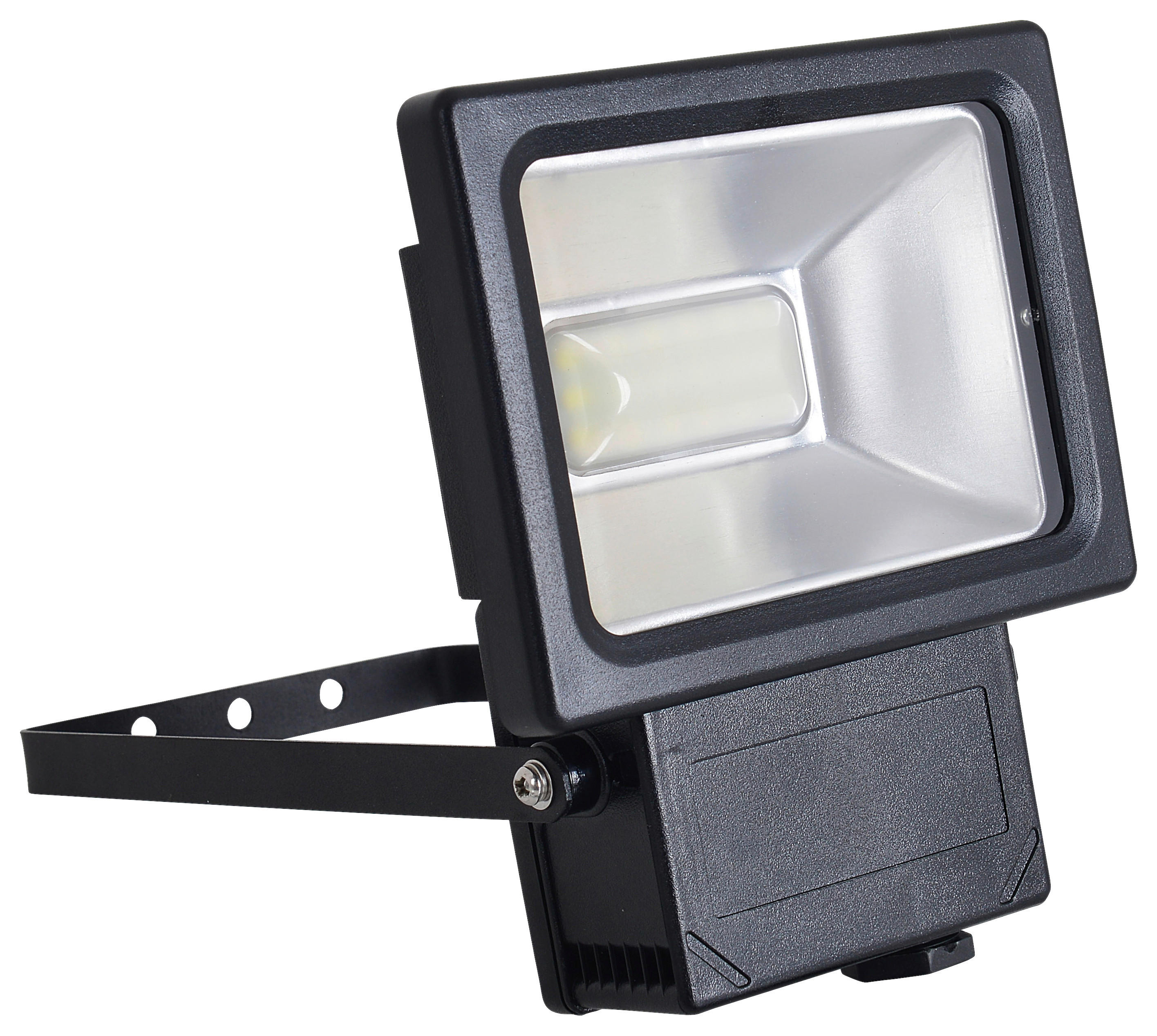 LED-Leuchten 4082222 schwarz B/H/T: ca. 6,7x22,7x17 cm LED-Außenleuchte Strahler - schwarz (6,70/22,70/17,00cm) - Näve Leuchten