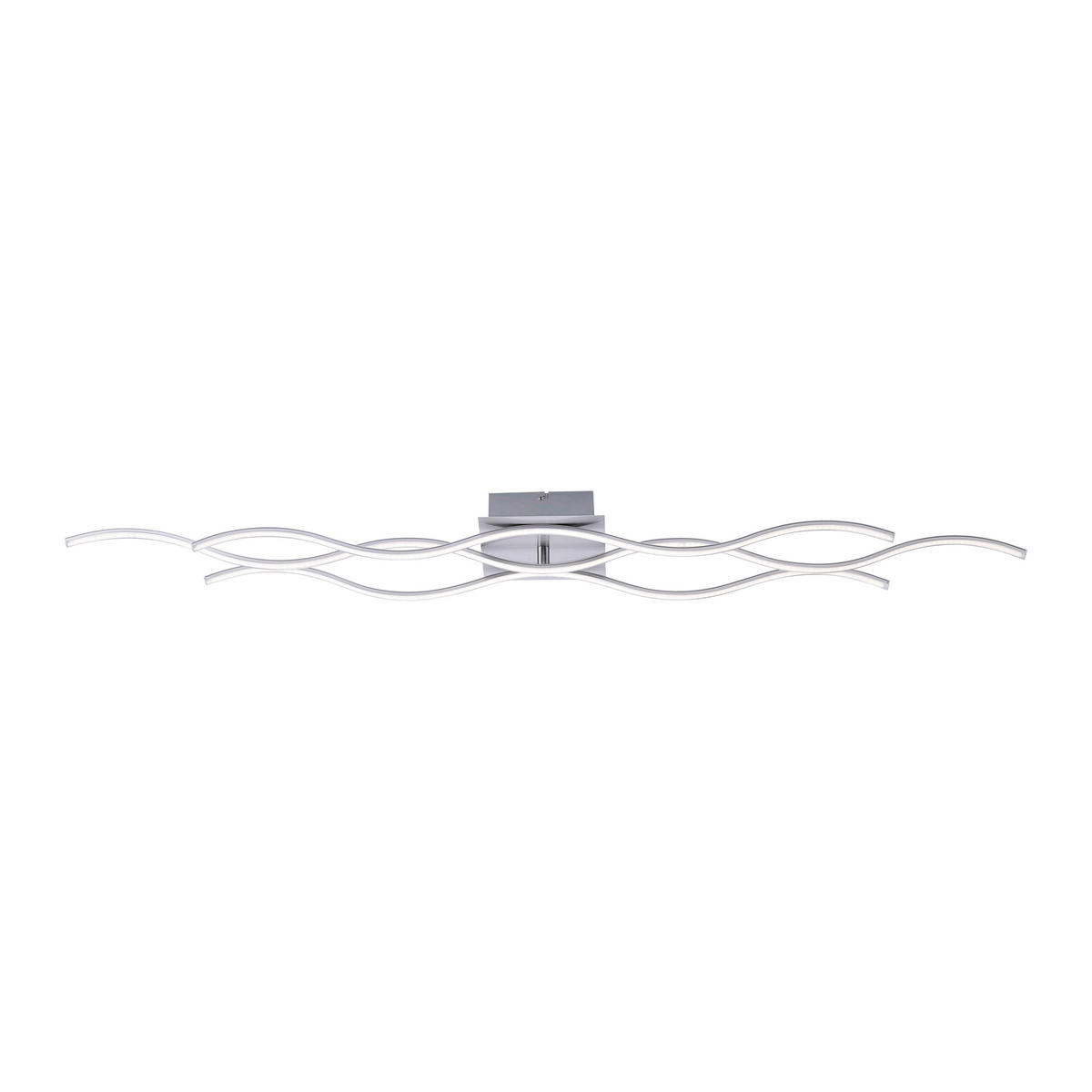 Just Light Deckenleuchte 15167-55 Chrom Stahl Kunststoff B/L: ca. 16x140 cm LED-Deckenleuchte_Wave - Chrom (16,00/140,00cm) - Just Light