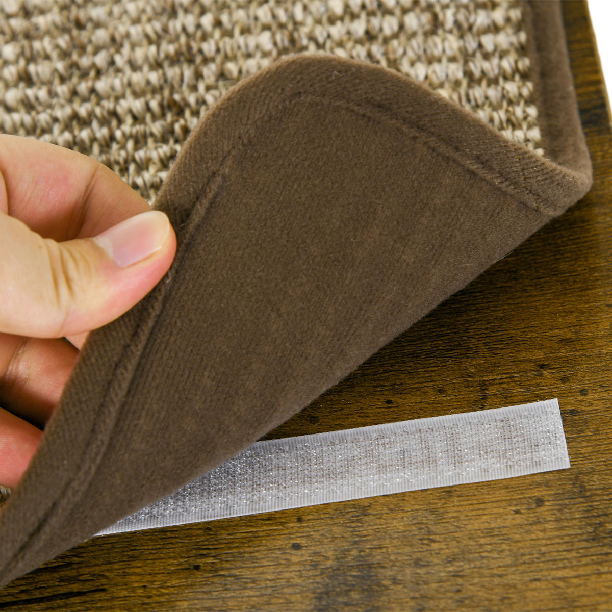 PawHut Katzenregal-Set braun Sisal B/H/L: ca. 29x8,5x136 cm Katzenregal-Set - braun/cremeweiß (136,00/29,00/8,50cm) - PawHut