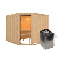 Karibu Sauna Ervin Eck B/H/T: ca. 231x198x231 cm Ervin Eck - (231,00/198,00/231,00cm) - Karibu
