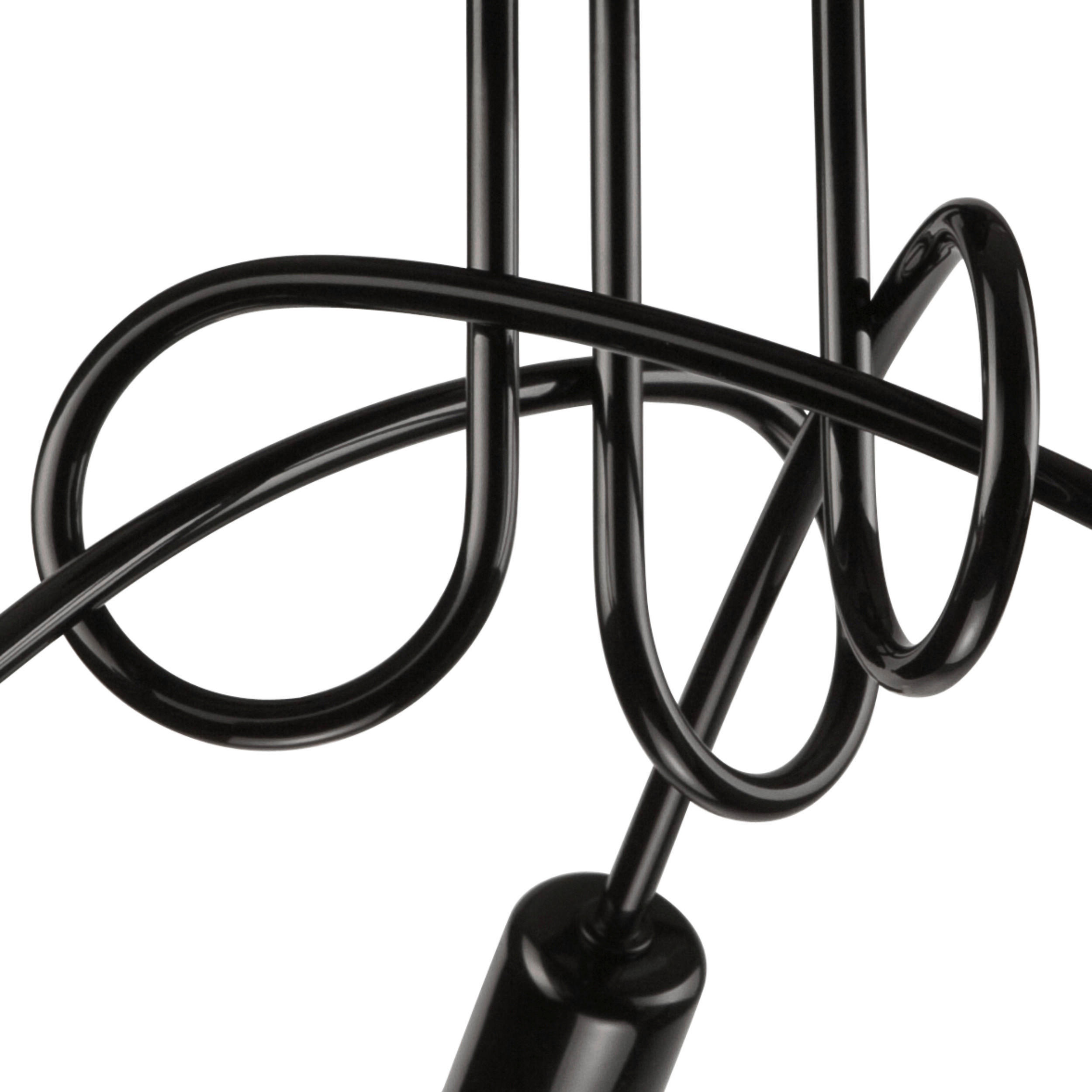 Thumbnail - Lamkur Deckenleuchte CAMILLA 31606 schwarz Stahl H/L: ca. 30x36 cm E27 3 Brennstellen