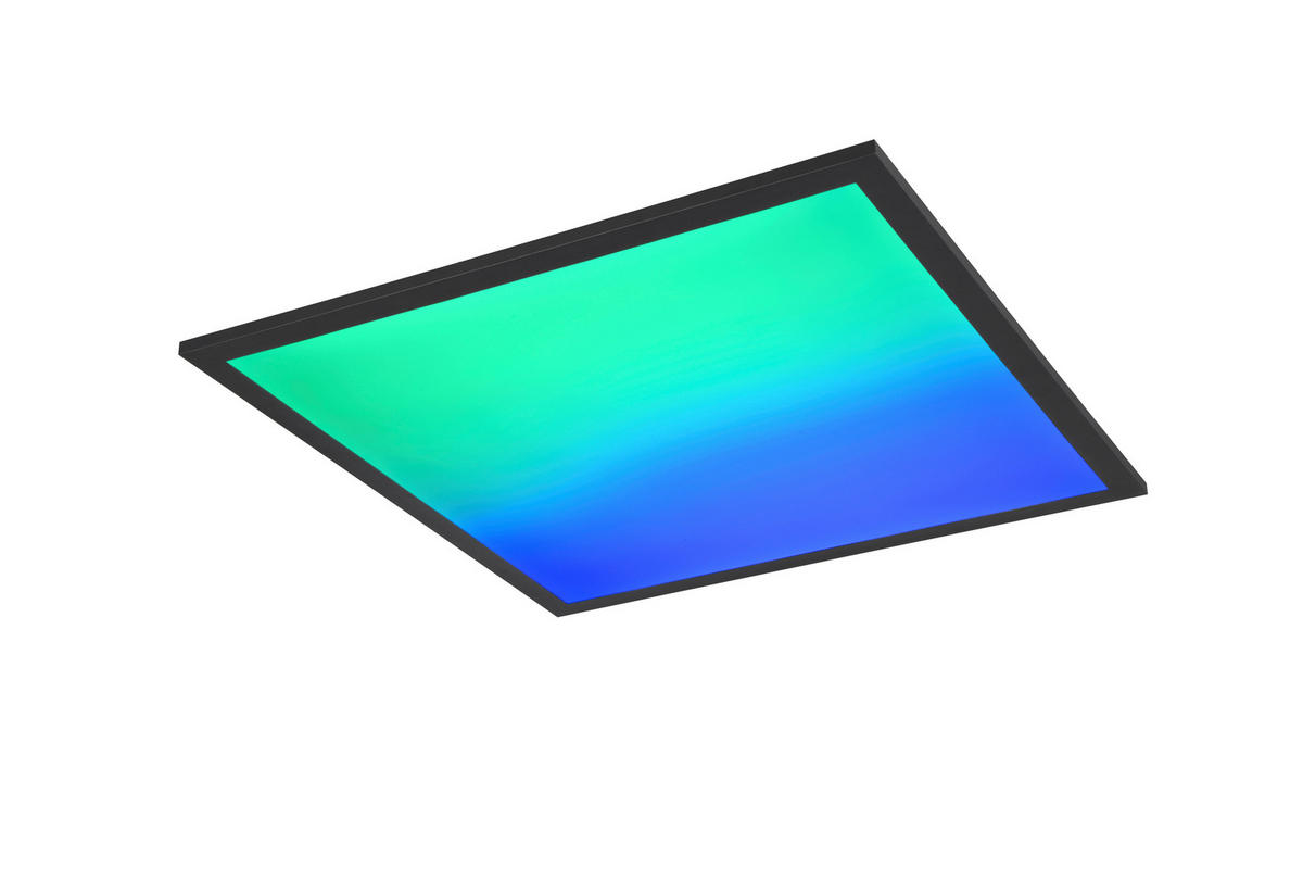 Reality LED-Deckenleuchte Beta R67664532 schwarz Metall B/H/T: ca. 44,5x50x44,5 cm 1 Brennstellen Beta - schwarz (44,50/50,00/44,50cm) - Reality