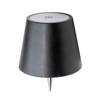 Außenleuchte schwarz H/D: ca. 15x11 cm Akku-Flaschenleuchte_Palermo - schwarz (11,00/15,00cm) - Nolo Lighting