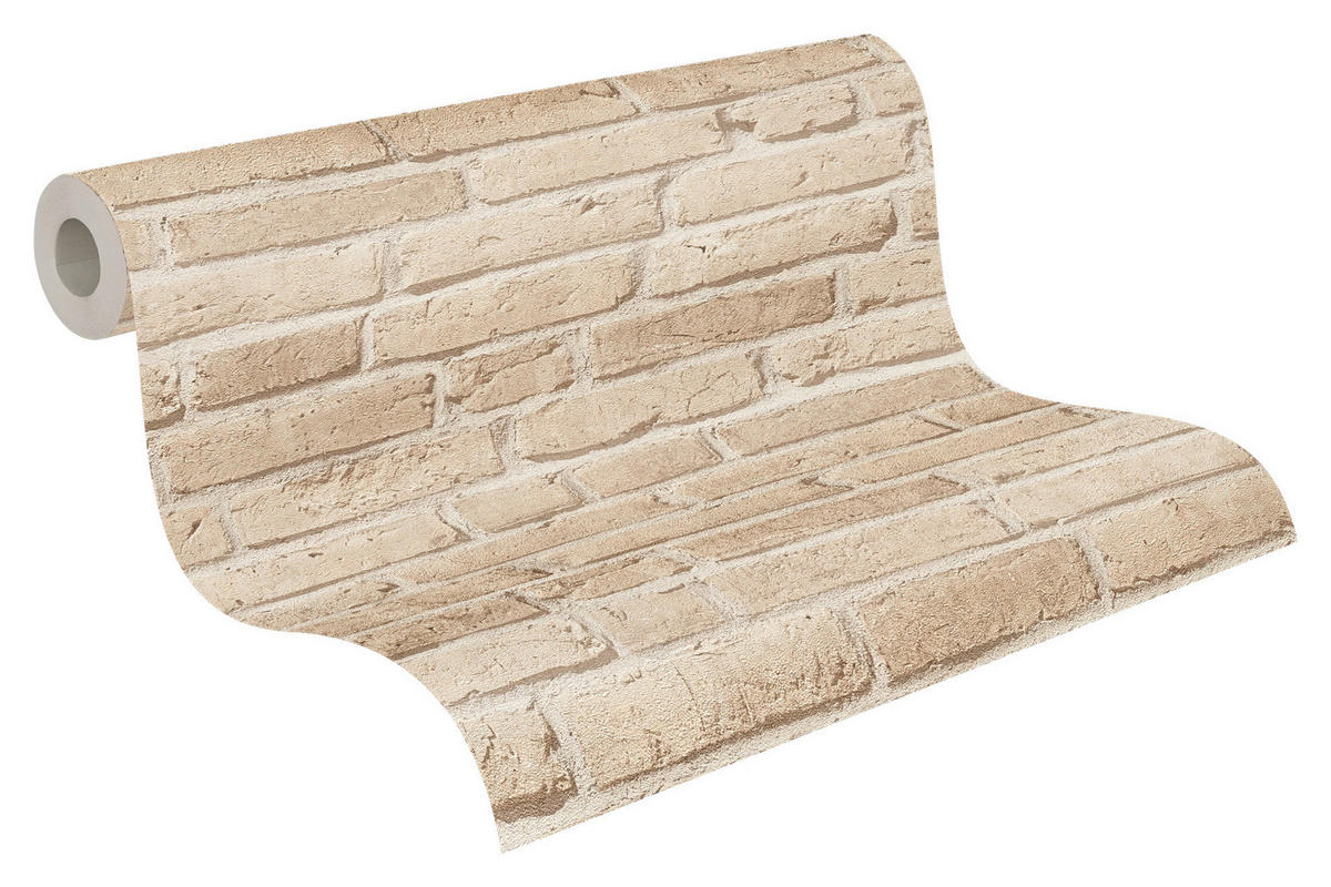 A.S.Creation Vliestapete Best of Wood`n Stone 2nd Edition Steine beige B/L: ca. 53x1005 cm Best of Wood`n Stone 2nd Edition - beige (53,00/1005,00cm) - A.S.Creation