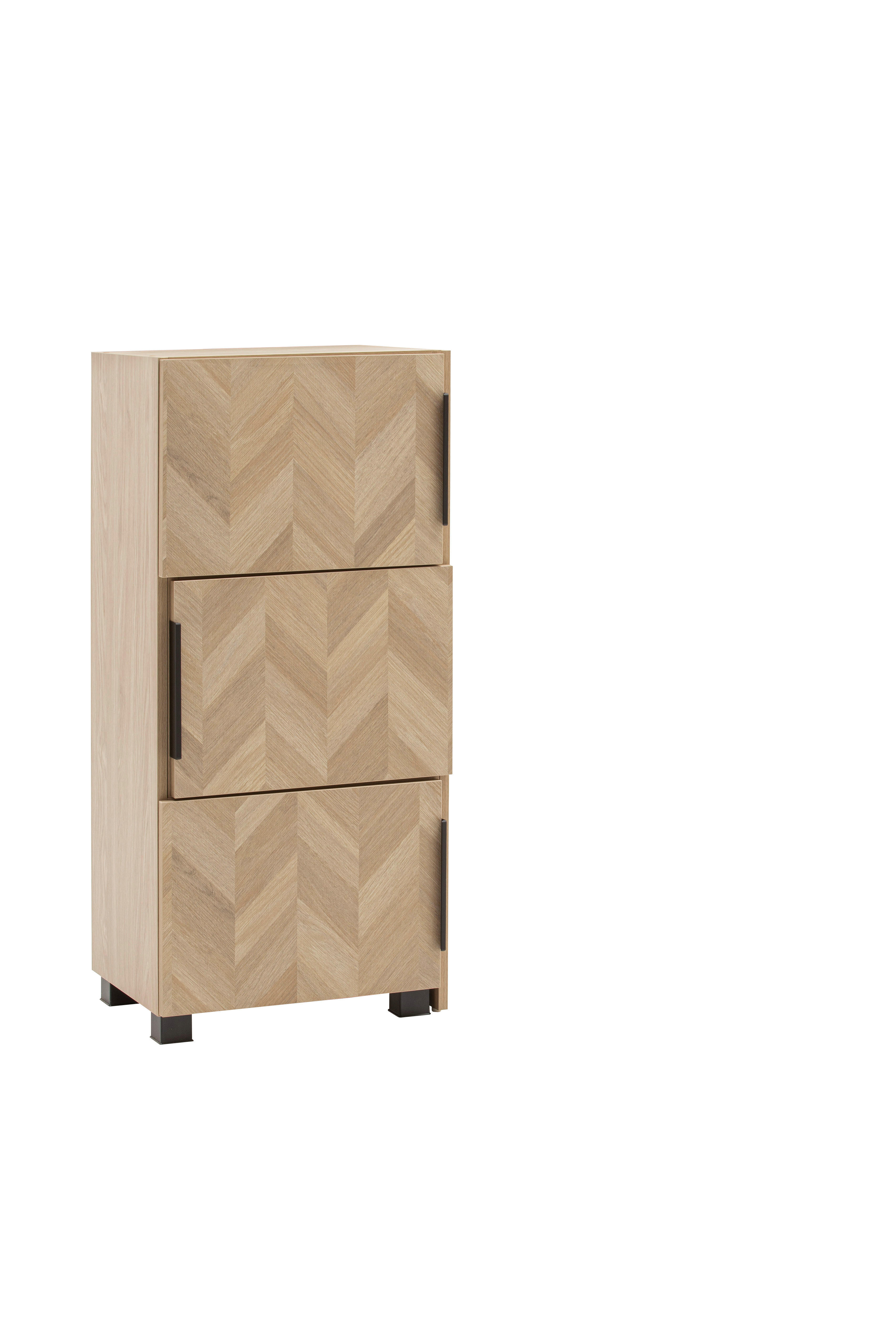 Regal Piazza Eiche Nachbildung B/H/T: ca. 78x101,6x34,7 cm Piazza - Eiche (78,00/101,60/34,70cm) - Schildmeyer