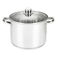 MICHELINO Großraumtopf silber Edelstahl D: ca. 24 cm Großraumtopf_ca.8l - silber (24,00cm) - MICHELINO