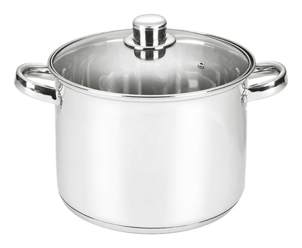 MICHELINO Großraumtopf silber Edelstahl D: ca. 24 cm Großraumtopf_ca.8l - silber (24,00cm) - MICHELINO