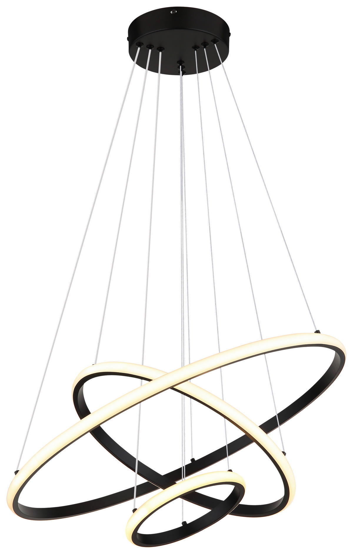 LED-Pendelleuchte Metall Kunststoff H/D: ca. 105x60 cm LED-Pendelleuchte_Anru - (60,00/105,00cm)