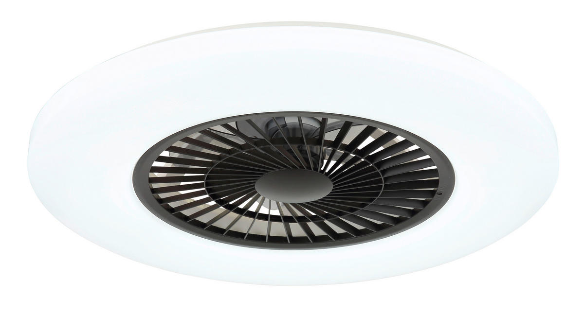 GLOBO LED-Deckenventilator Opal weiß H/D: ca. 15,4x59,5 cm max. 40 W ALVA - weiß/Opal (59,50/15,40cm) - GLOBO